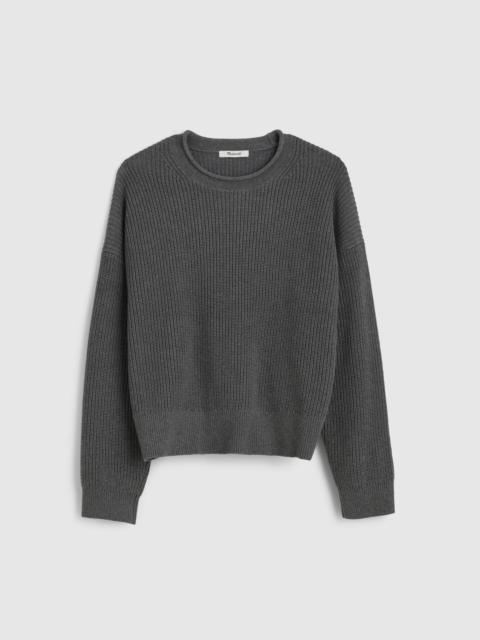 Madewell The Arden Crewneck Sweater in 100% Cotton