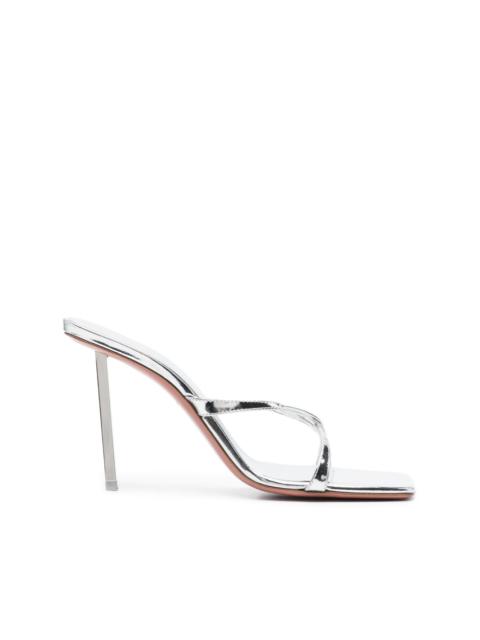 Adriana 110mm metallic mules