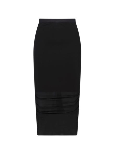 SHEATH MIDI SKIRT