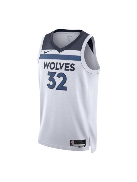 Nike Nike x NBA Minnesota Timberwolves Karl-Anthony Towns Jerseys 'White' DN2085-100