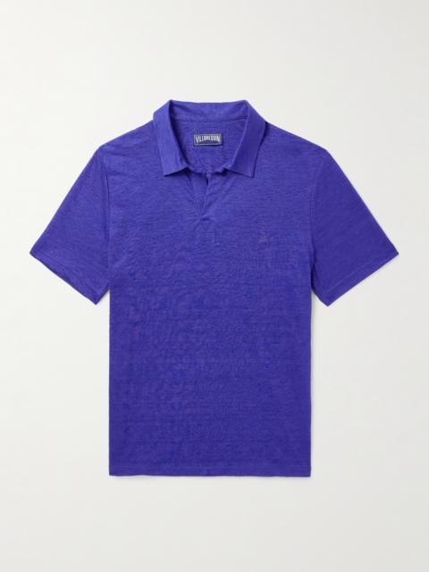 Vilebrequin Pyramid Linen-Jersey Polo Shirt