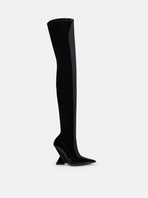 ''CHEOPE'' BLACK THIGH HIGH BOOT
