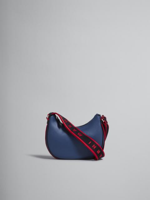 Marni BEY SMALL BAG IN BLUE LEATHER