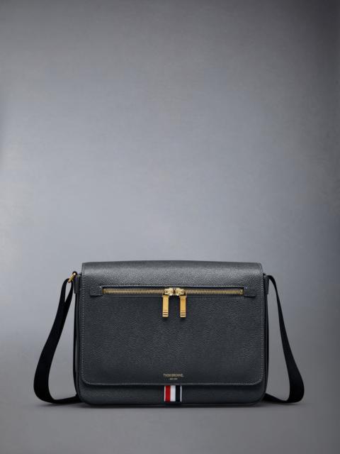 Thom Browne Pebble Grain Leather Reporter Bag