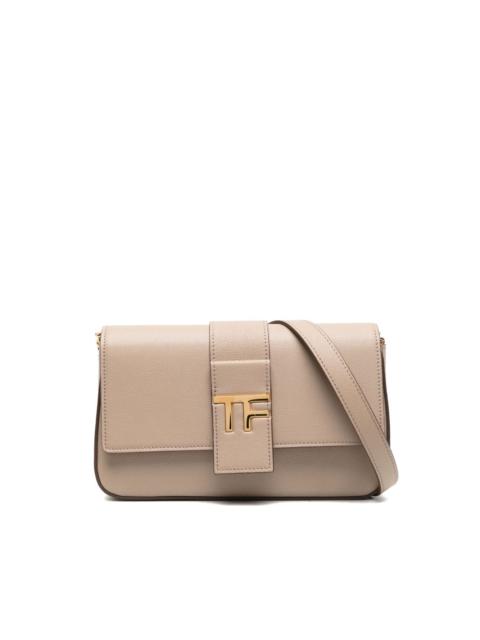 TF leather crossbody bag