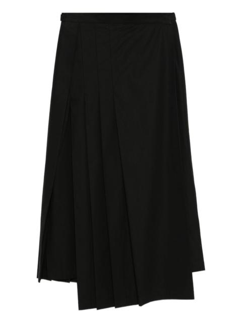 Yohji Yamamoto pleated wrap skirt