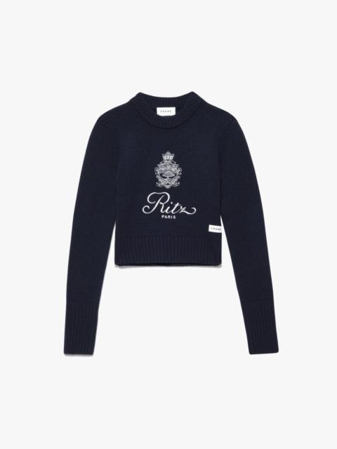FRAME Ritz Women's Cashmere Sweater in Navy