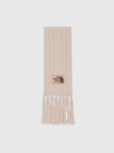 GUCCI The North Face x Gucci wool scarf