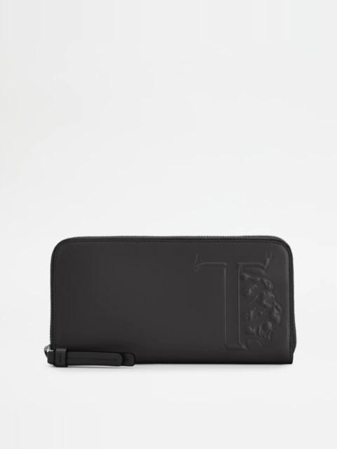 Tod's WALLET IN LEATHER - BLACK