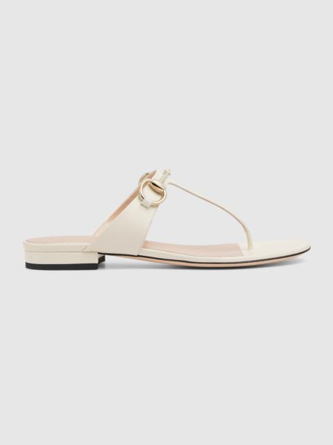 GUCCI Women's thong sandal with Horsebit