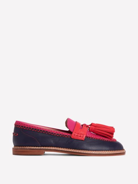 BODEN Nya Penny Loafers-Colourblock Tassel