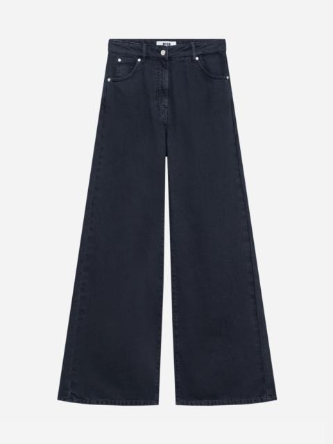 MSGM Washed canvas pants