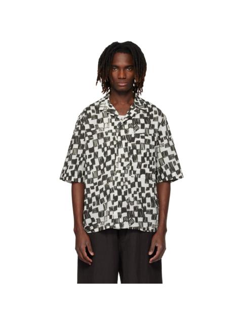 Toogood Beige & Black 'The Landscaper' Shirt