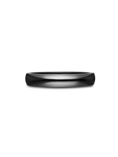 DAVID YURMAN Men's DY Classic Band Ring in Black Titanium - Black