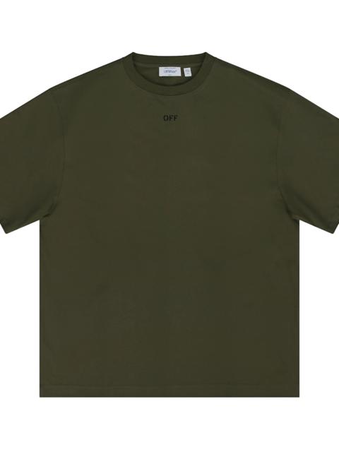 Off-White Solid Arrow T-Shirt "Winter Moss" OWOS26T068 313