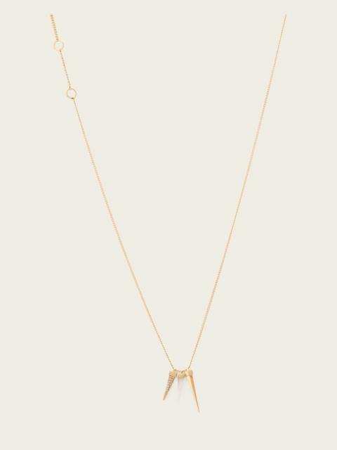 ALLSAINTS LAIO PAVE SPIKE NECKLACE