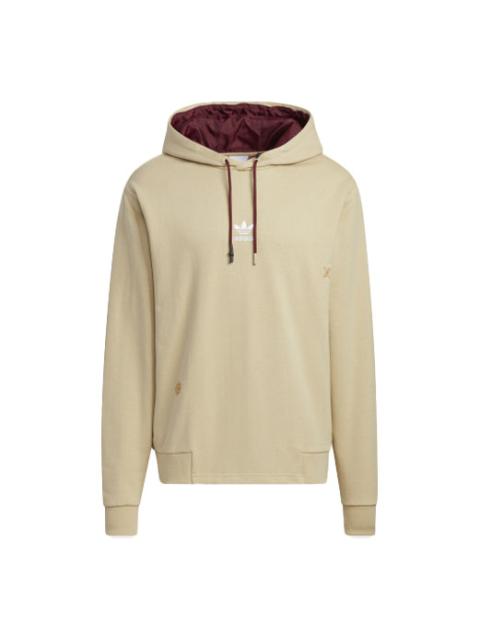 adidas adidas originals Cny Hoody Limited Solid Color Logo Pullover Prairie Brown HC0563