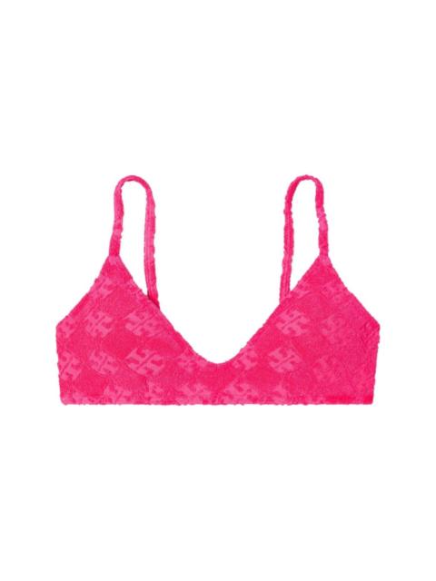 TORY BURCH Terry bikini top