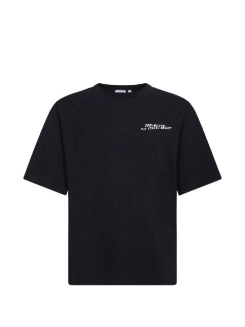 Off-White lettering arrow artwork T-shirt