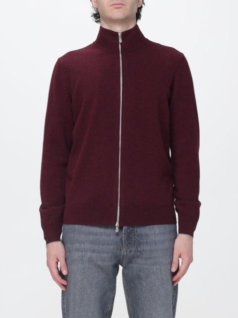 Brunello Cucinelli BRUNELLO CUCINELLI Slim Fit Zip-Up Cashmere Turtleneck Cardigan