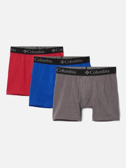 Columbia Men's Tri Blend Boxer Briefs - 3 pack