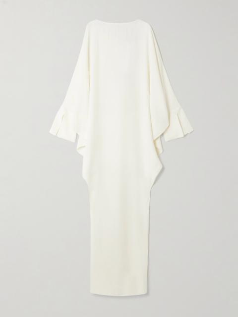 Taller Marmo Truman Draped Crepe Gown