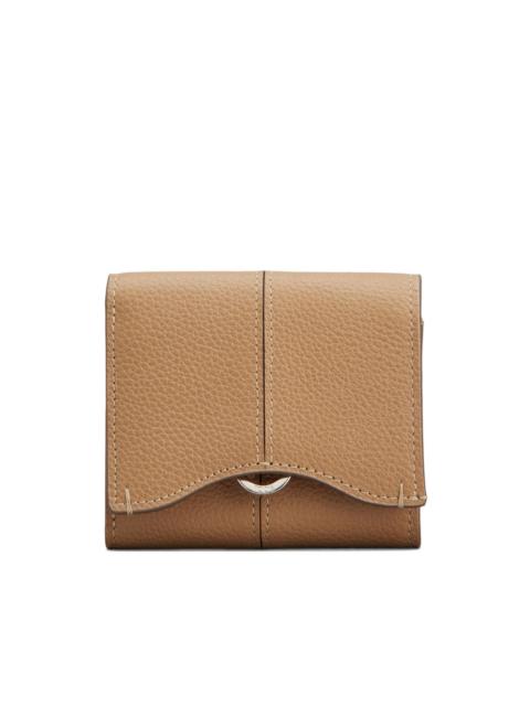 Tod's tri-fold stitched wallet