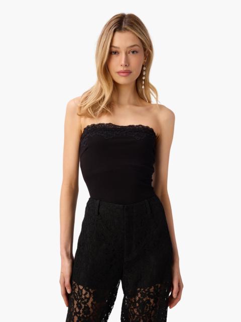CAMI NYC RAMA STRAPLESS RIB KNIT CAMISOLE BLACK