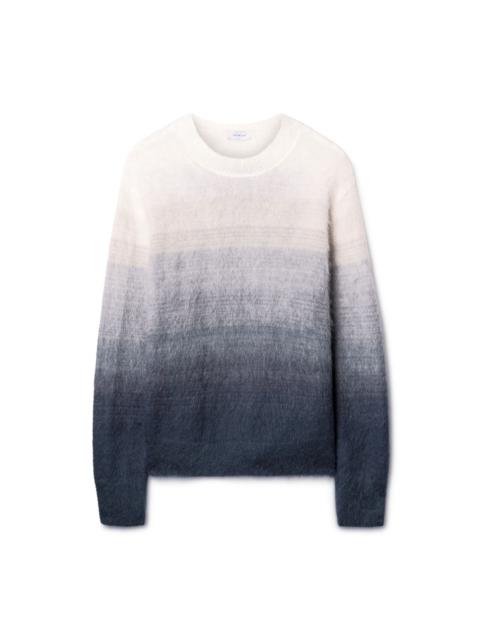 Mohair Arrow Gradient Knit Crewneck