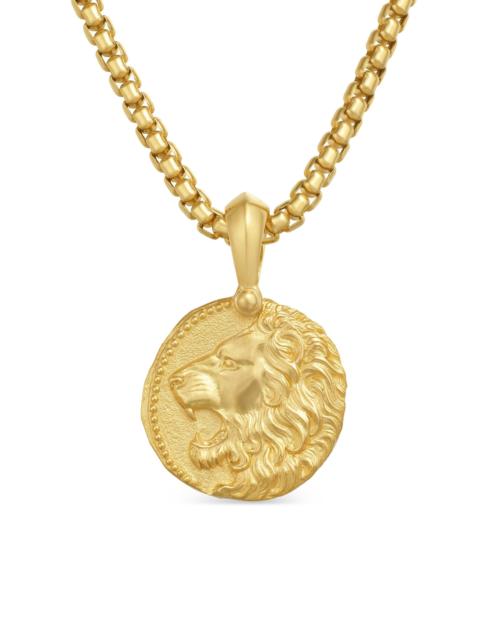 DAVID YURMAN Men's Leo Amulet in 18K Yellow Gold, 27mm - Gold
