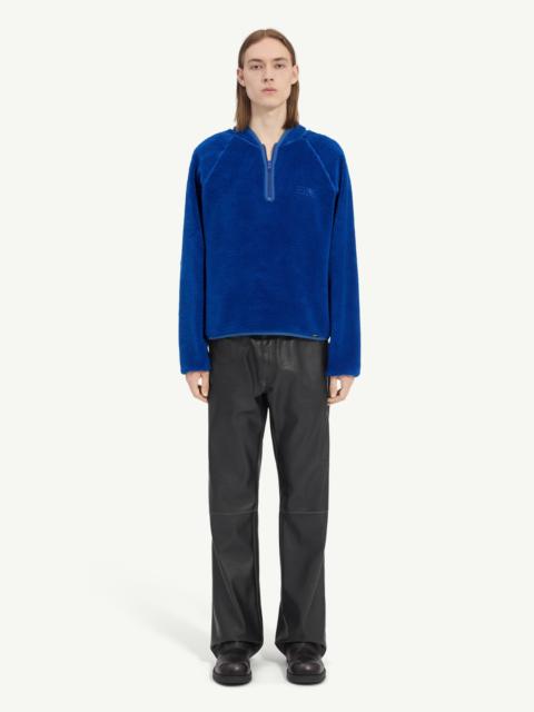 MM6 Maison Margiela Reversible teddy fleece sweatshirt