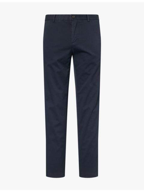 Sunspel Slim-Fit Flat-Front Stretch-Cotton Chino Trousers
