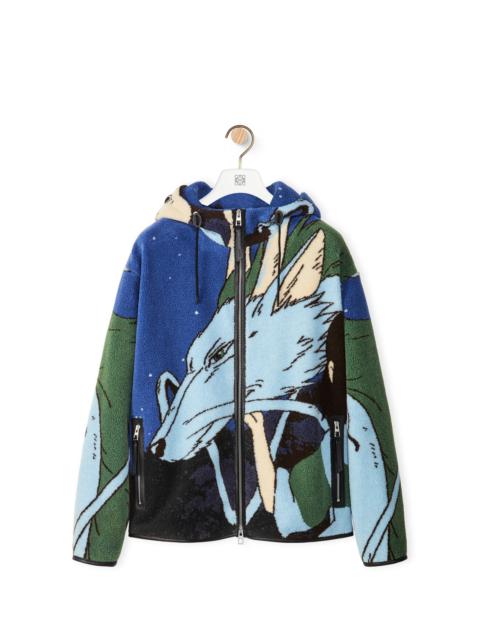 Loewe Haku jacket in jacquard fleece