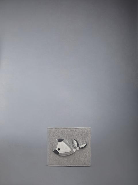 whale-appliqué pebbled wallet