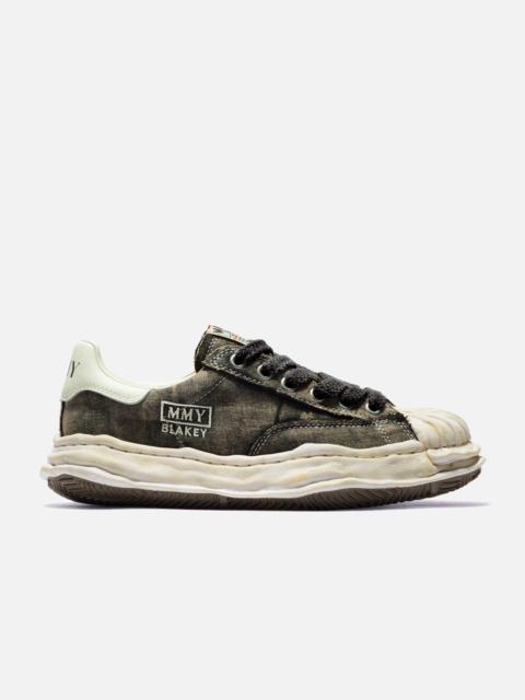 Maison MIHARAYASUHIRO BLAKEY BLEACHED CANVAS LOW-TOP SNEAKERS