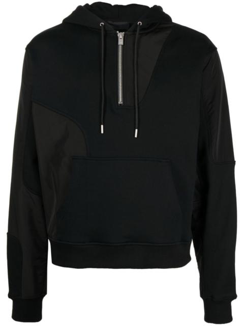 half-zip cotton sweatshirt