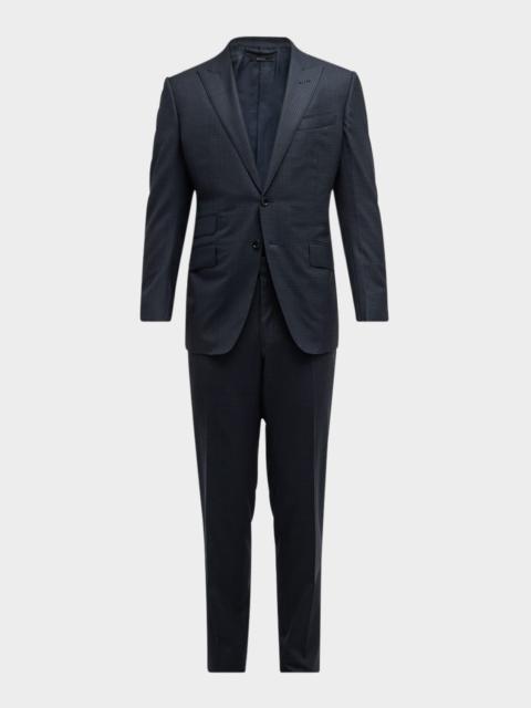 TOM FORD Men's O'Connor Grand Overcheck Twill Suit