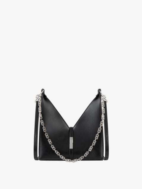Givenchy MINI CUT OUT BAG IN BOX LEATHER WITH CHAIN