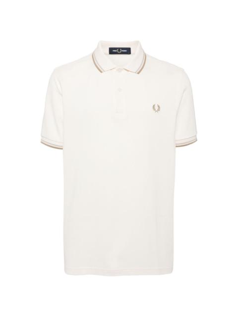 Fred Perry logo-embroidered cotton polo shirt