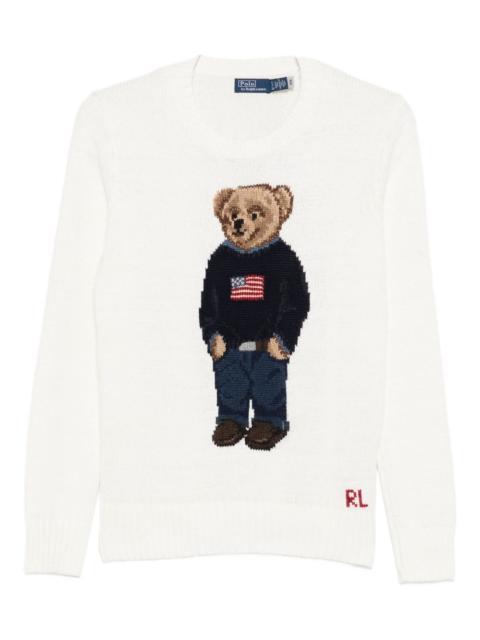 Polo Ralph Lauren bear-embroidered sweater