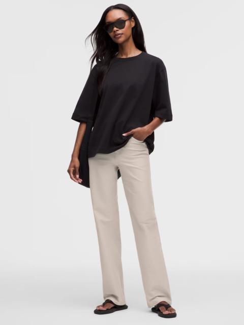 lululemon EasyFive Mid-Rise Relaxed-Straight Pant *Short