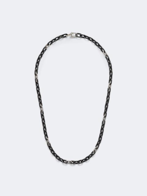 DAVID YURMAN DY Madison® titanium and sterling silver chain necklace