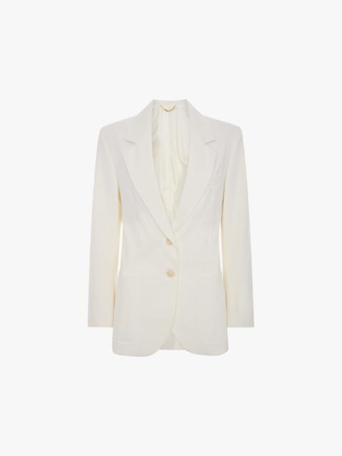 Victoria Beckham Katherine Jacket In Ivory