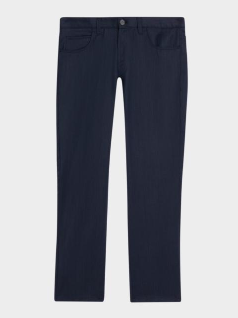 EMPORIO ARMANI Men's Wool Melange Five-Pocket Pants