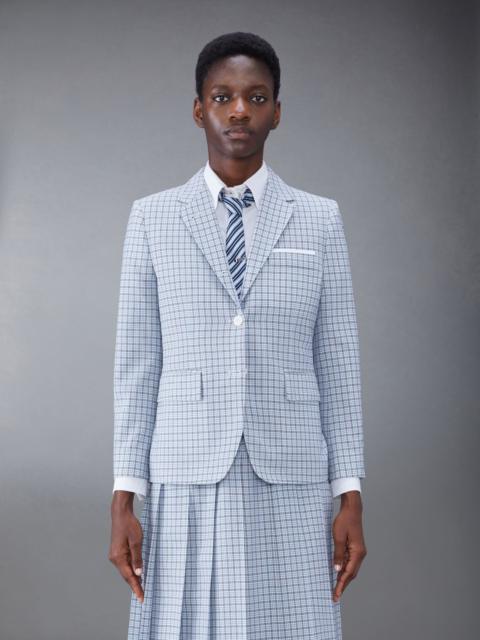 Thom Browne Check Wool Classic Sport Coat