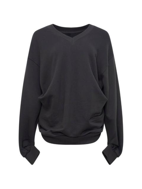 OPEN YY V-neck sweatshirt