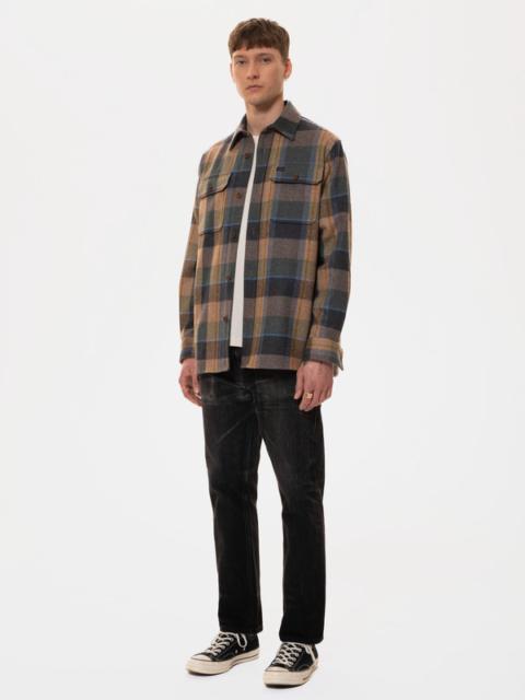 Nudie Jeans Robban Wool Plaid Multi