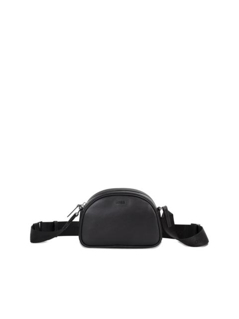 HUGO curved zip-fastening shoulder bag