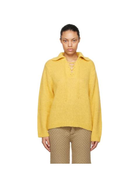 BODE Yellow Alpine Sweater