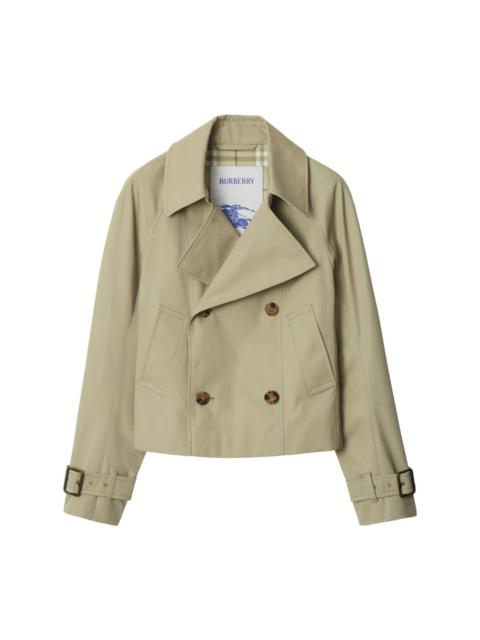 Burberry double-breasted trench jacket